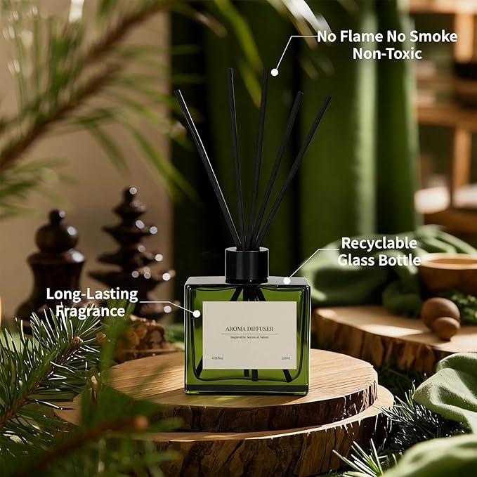 Reed Diffuser, 4 oz Jasmine Lily Scent Diffuser - Image 3
