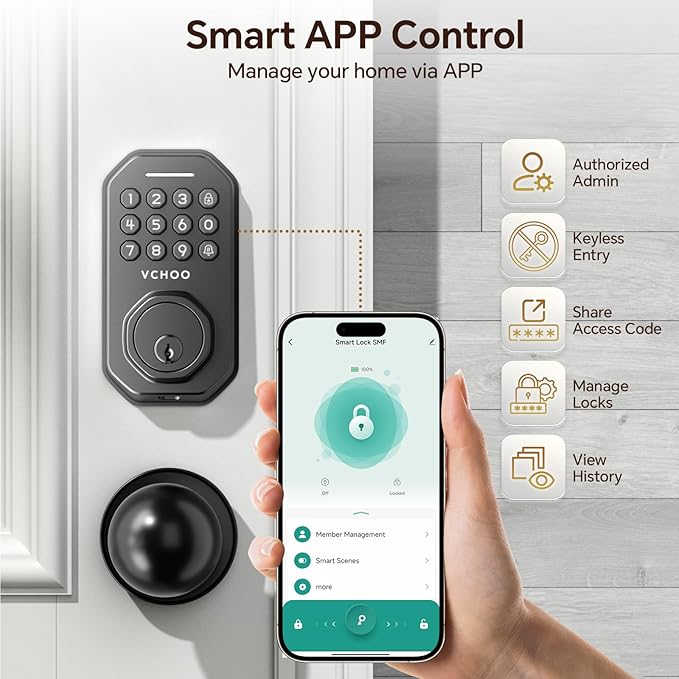 VCHOO Keyless Entry Door Lock - Image 5