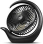 Viniper 8.7 inch Portable Rechargeable Fan, Small Table Fan : 180 Rotation and by ViniperUSA