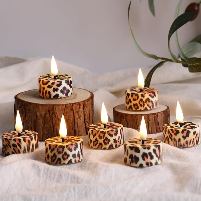 Eywamage Leopard Flameless Tealights - Image 5