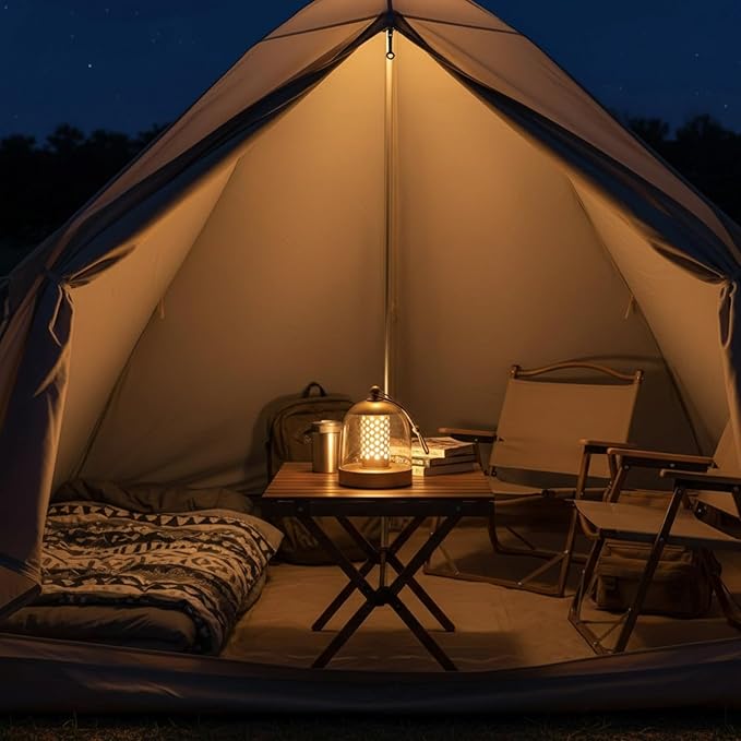 MKLK Camping Lantern, IPX4 Waterproof Touch Control LED Night Light, USB - Image 7