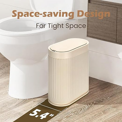 Bathroom Trash Can with Lid Automatic 2 Gallon Sensor Trash Bin, 7.5 Liter - Image 3