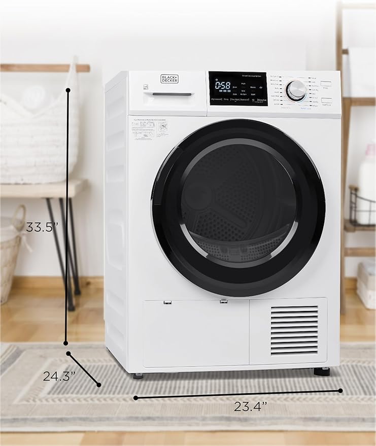 BLACK+DECKER 4.4 Cu. Ft. Electric Dryer - Image 7