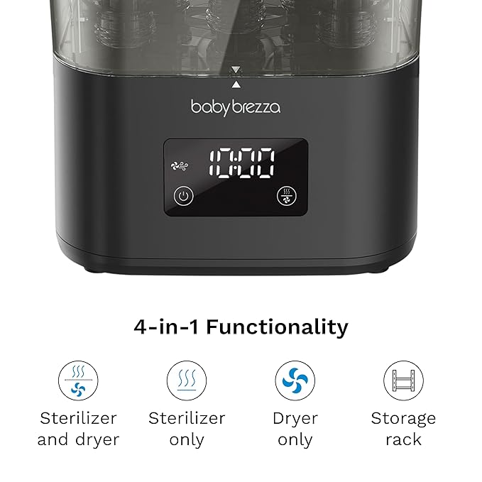 Baby Brezza 10 Minute SuperQuick Bottle Sterilizer + Dryer - Image 5