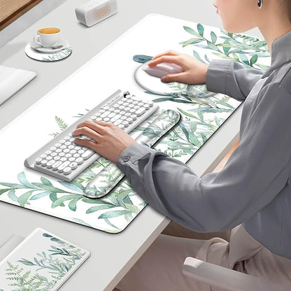 ToLuLu Desk Mat, XXL Large Mouse Pad Wrist Support Set，4 in1 Gaming Mousepad - Image 5