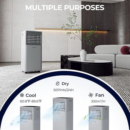 COSTWAY Portable Air Conditioners, 10000BTU Spaces up to 350sq.ft, - Image 3