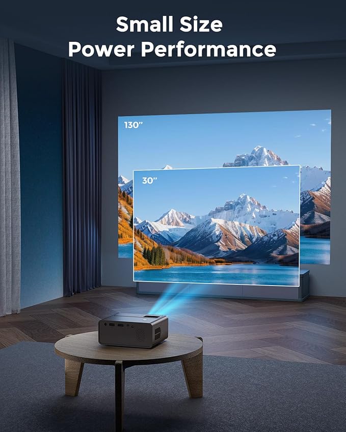 CiBest Mini Projector, 2025 Upgraded Full HD 1080P Support Video Projector - Image 6