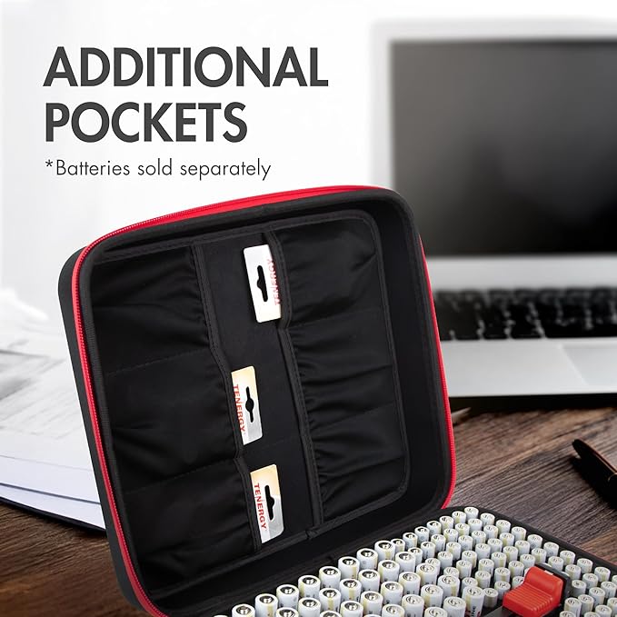Tenergy Large Battery Organizer Storage Case - Image 3