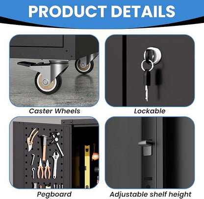 Garage Metal Storage Cabinet - Image 5