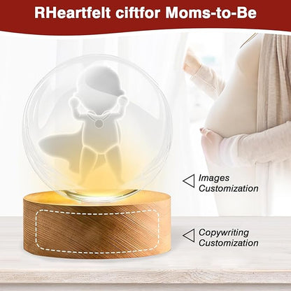 LOVEVEN Personalized 3D Crystal Ball Night Light - Image 6