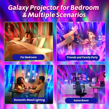 XBYZZRS Galaxy Projector Egg Night Light Projector USB-Powered Mood Lighting - Image 6