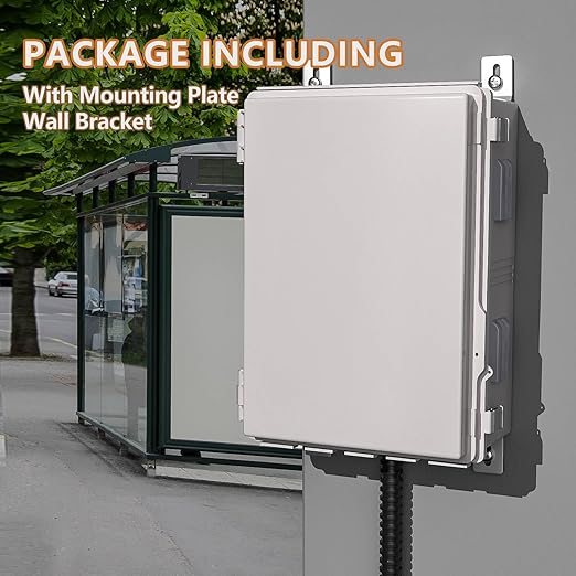 Electrical Junction Box, Ventilated Design, Cable Grommets, Indoor/Outdoor Use - Image 4