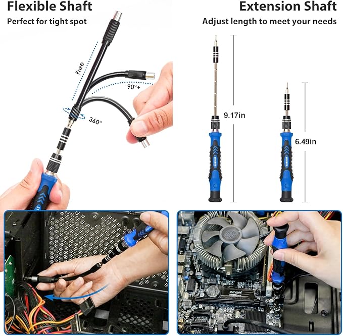 STREBITO Electronics Precision Screwdriver Sets 142-Piece - Image 4
