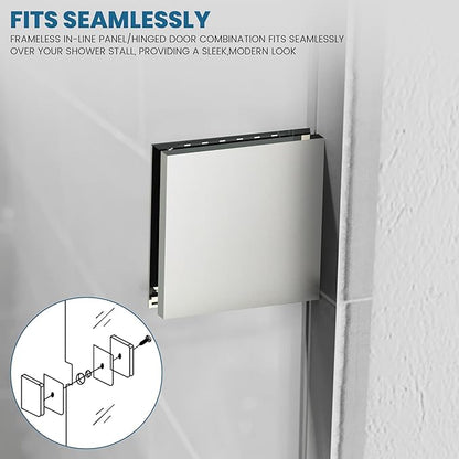 Bathroom Shower Glass Door 30 * 62" - Image 3