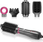 IG INGLAM 4 in 1 Hot Air Brush, Negative Ion Detachable Hair Styler & Volumizer by INGLAM