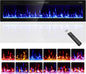 Narrow Bezel Electric Fireplace-72 inch Fireplace Wall Mount/Recessed-Ultra by Kucreiheat