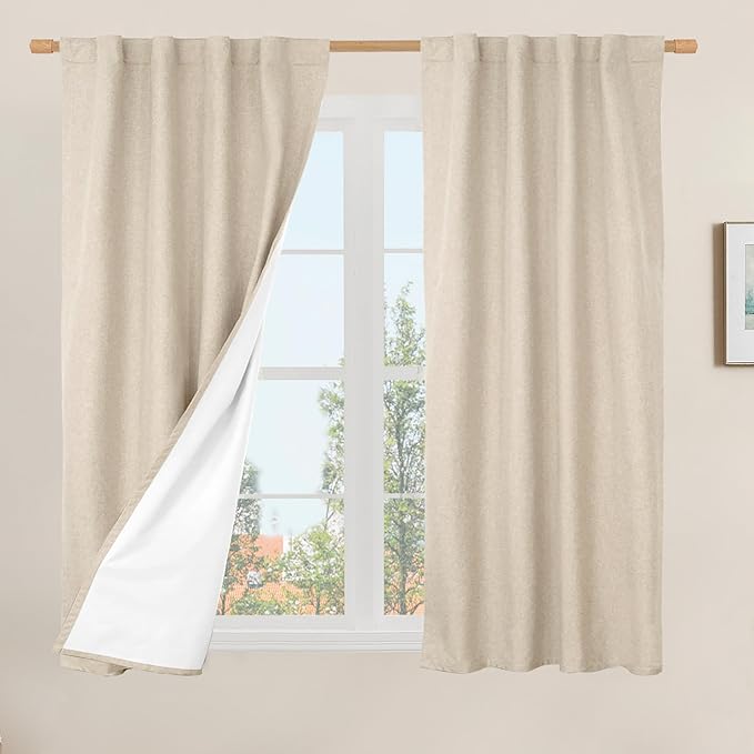 LAMIT Full Blackout Window Curtains by LAMIT