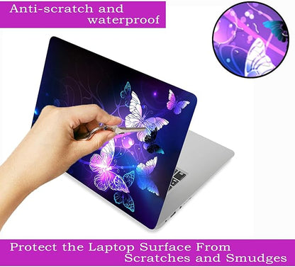 Laptop Skin Sticker Decal, Decorative Waterproof Removable, Art Butterfly - Image 3