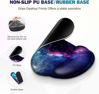 Gaming Mouse Pad, Large Desk Mat, Cute Desk Pad Protector, 4in1 XXL Mousepad + - Image 6