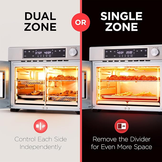 Ivation Dual Zone Air Fryer French Door Oven - Image 4
