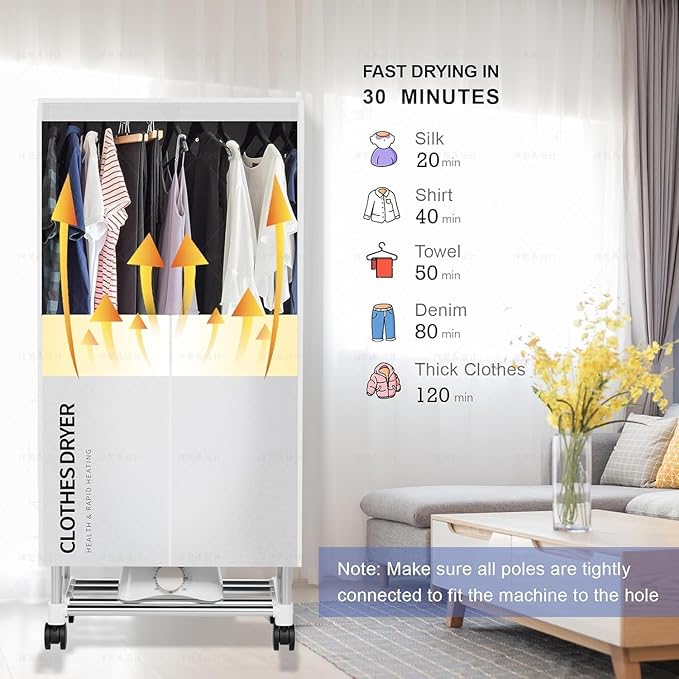 Clothes Dryer, Portable Drying Machine - Image 5