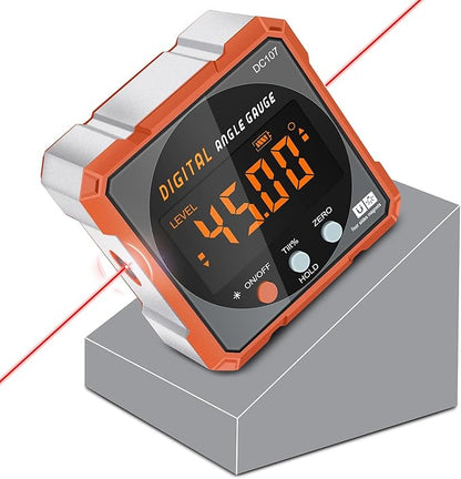 Digital Angle Finder Magnetic Electronic Angle Cube Dual Laser Gauge Digital by COROLLATA