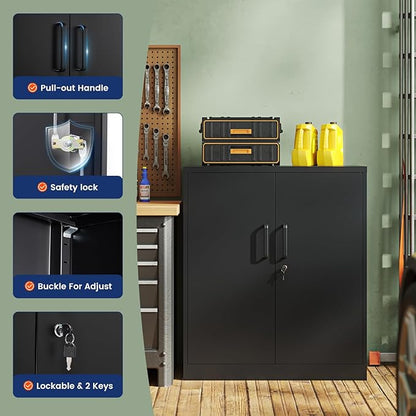 Yizosh Metal Garage Storage Cabinet - Image 7