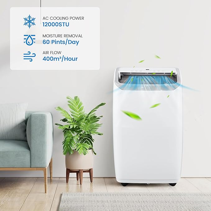 Portable Air Conditioners, 12000 BTU Air Conditioner - Image 3