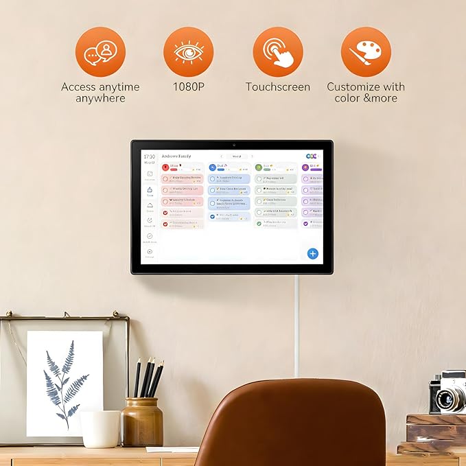 Digital Calendar, Electronic Calendar – Your 15.6” Black Family Command Center - Image 3