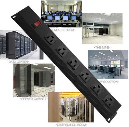 Metal Wall Mount Power Strip, Mountable Power Outlet - Image 6