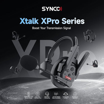 SYNCO XTalk Pro5 XPro X5 2.4GHz Wireless Headset Communication System Random - Image 9