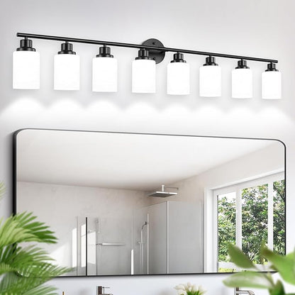 Guliaofo 8-Light Vanity Lights, Modern Vanity Lighting Fixture - Image 8