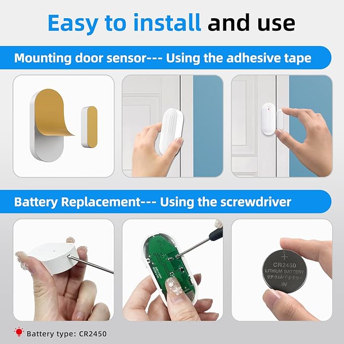 Daytech Wireless Door Sensor Chime - 800ft Range - Image 8