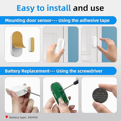 Daytech Wireless Door Chime, Door Dinger - Image 8