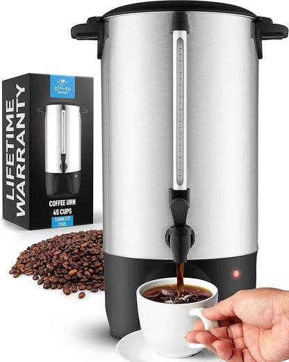 Zulay Commercial Coffee Maker Stainless Steel by ZulayKitchen