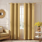 KOUFALL Gold Luxury Blackout Curtains by KOUFALL