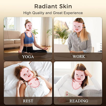 Red Light Therapy for Face & Neck, 7-1 Colors LED Light Therapy mask, - Image 6