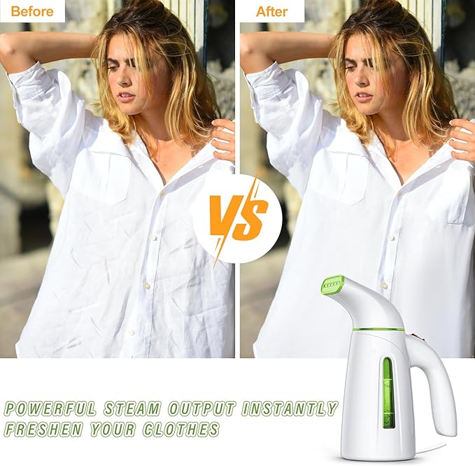 OGHom Steamer for Clothes, Portable Handheld Travel Steamer, 300ml Large - Image 4