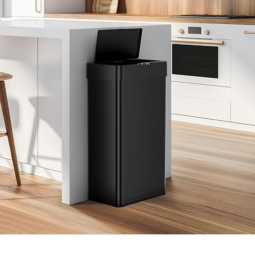 AthLike Sensor Trash Can, Touchless Motion Sensor Trash Bin, Smart Automatic - Image 8