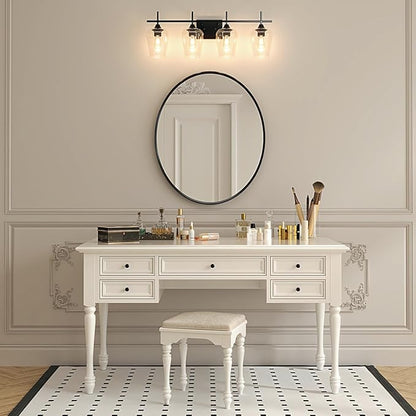 VONLUCE Bathroom Vanity Light, 4 Light Bathroom Light Fixture Over Mirror - Image 8