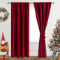 JIUZHEN Christmas Blackout Curtains by JIUZHEN