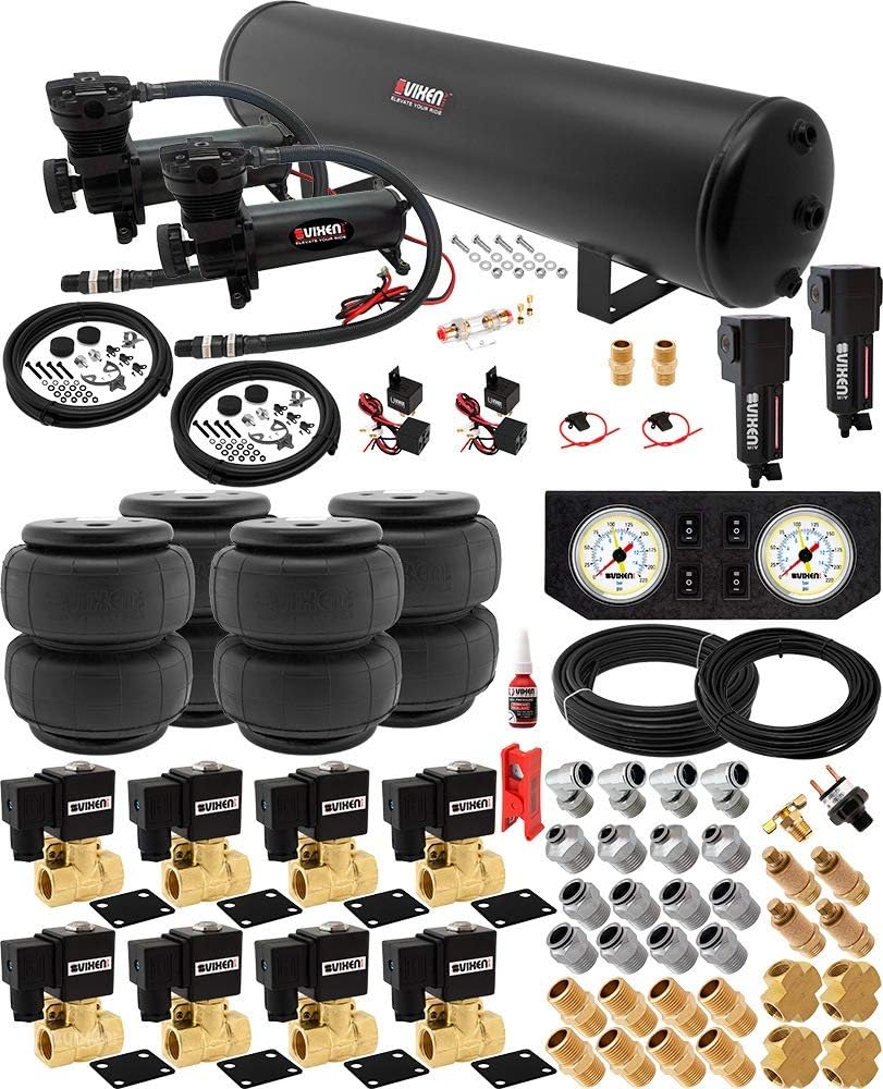 vixen air suspension kit, 200 psi compressors, 5, main product view