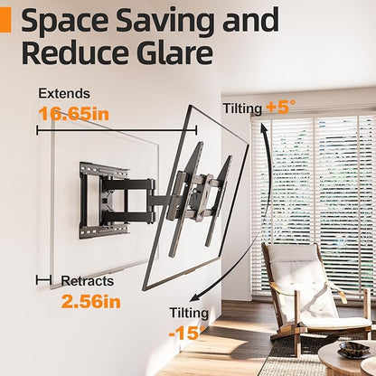 IWORKBOARD 75 85 inch Full Motion TV Wall Mount - Image 5