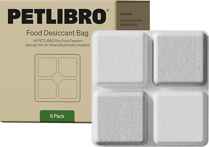 PETLIBRO Pet Food Desiccant Bag, 6 Packs Upgrade Desiccant Packets Keep Cat by PETLIBRO