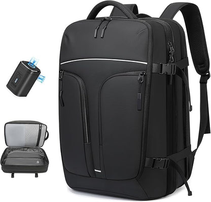 Vacuum Compression Backpack for Travel, 47L Expandable Backpack by TANGCOREL
