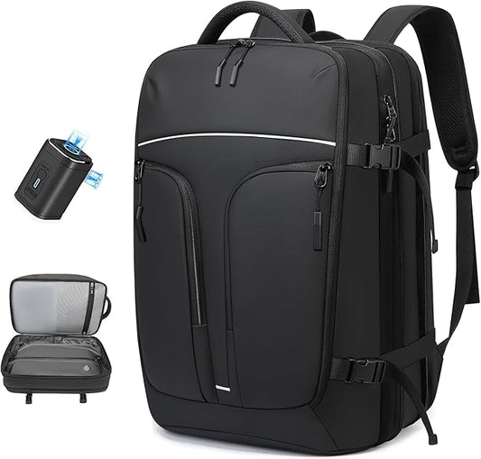 Vacuum Compression Backpack for Travel, 47L Expandable Backpack by TANGCOREL