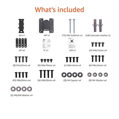 Amazon Basics Tilt TV Wall Mount fits 12-40 inch TVs and VESA 200x200 - Image 12