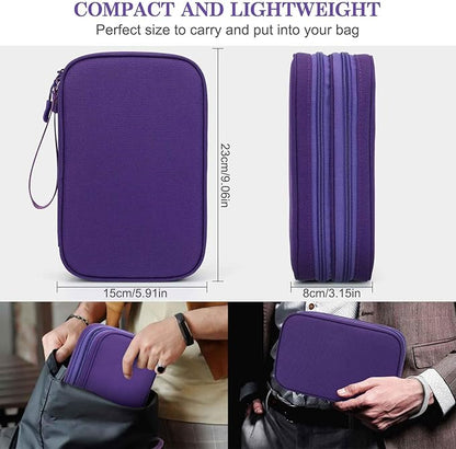 FYY Electronic Organizer, Large Travel Cable Organizer Bag Pouch Electronic - Image 2