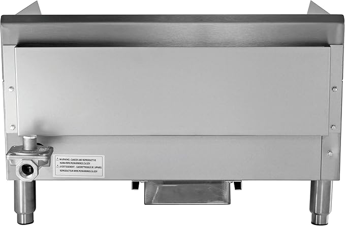 Kratos 24" Wide Commercial Countertop Griddle, Gas Hot Plate - Image 4