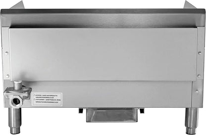 Kratos 24" Wide Commercial Countertop Griddle, Gas Hot Plate - Image 4